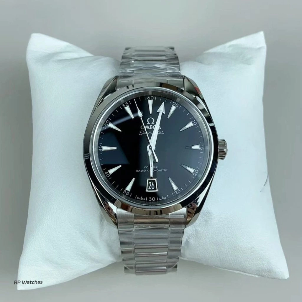 Omega Seamaster Aqua Terra 220.10.38.20.01.001 Mostrador Preto 38mm