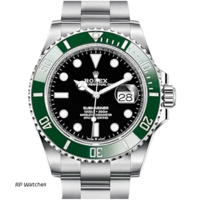 Rolex Submariner Date 126610LV Moldura Cerâmica Verde - Réplica Super Clone 1:1